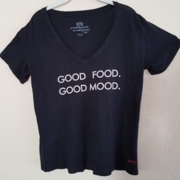 Peace Love World Tee Good Food Good Mood Peace Love World Tee Good Food Good Mood